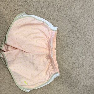 Nike Kids' Pink and Green shorts